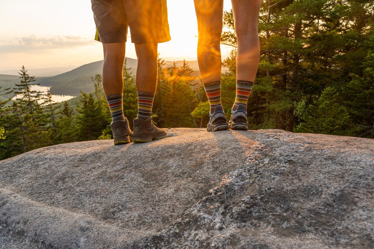 Our top #NationalWalkingMonth kit: 10 years ago, @DarnTough created the Stripes sock, a trail hiking staple. Now, they're celebrating a decade of durability and comfort with the Darn Tough Decade Stripe, a versatile sock that can be used with any shoe, in any condition.