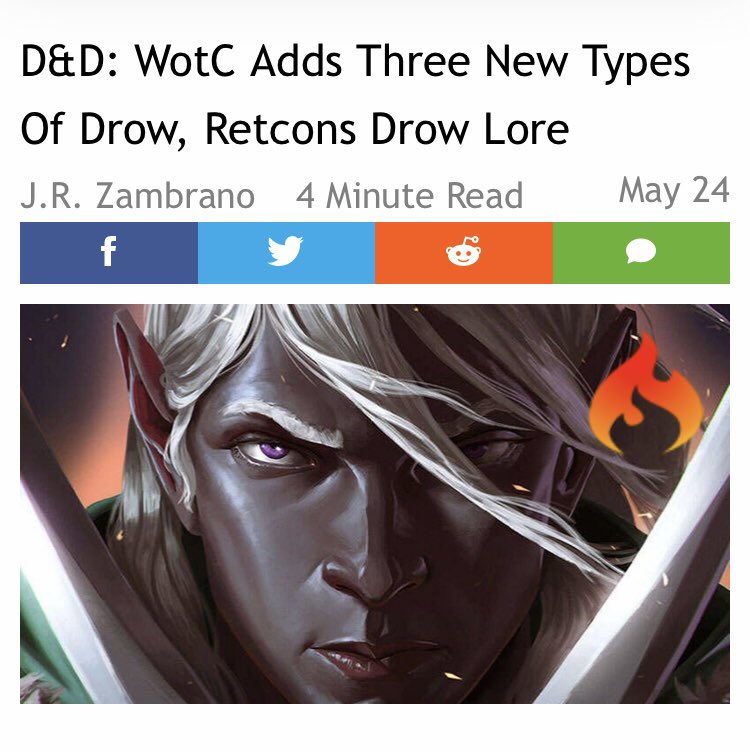 amritavein's tweet photo. WOTC RETCONNED DROW LORE?!?! MORE TYPES OF DROW EXIST NOW?!?! https://t.co/d0KVlPd7ie