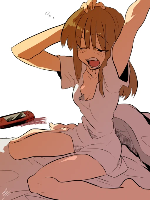 あと5時間余裕で寝れるやつっすわ～とか言ってる 