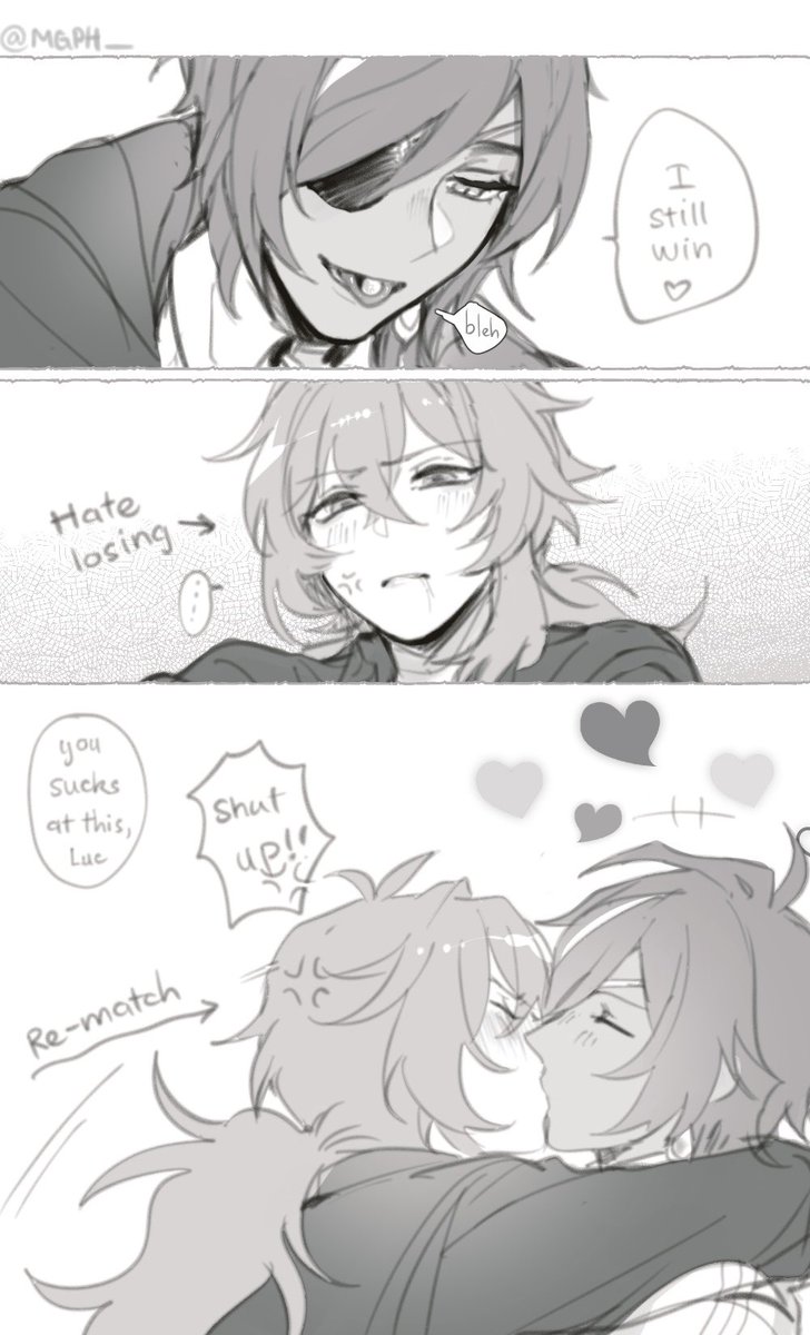 Kiss with a candy inside your mouth, if the kiss broke who have said candy inside their mouth win. Diluc sucks at this game 🍬
#ガイヂイル #KaeLuc