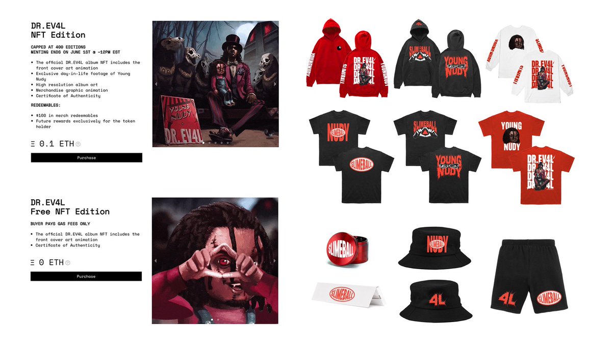 PDE_YOUNGNUDY's tweet photo. Free DR.EV4L NFT now available plus Merch. Check it at https://t.co/yCfKnQNOnw https://t.co/nYalGcmH7y