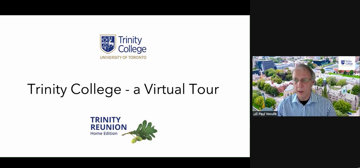ClaireVaculik's tweet photo. Looking forward to taking part in a virtual @ROMtoronto Walk of @Trinity_College this afternoon, led by my amazing father-in-law @paulvaculik #Toronto #ROMWalks https://t.co/IHaGkyhiWe