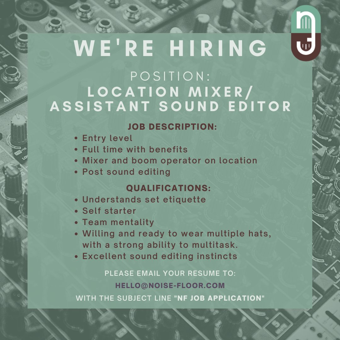 Noisefloor (@noisefloor_ltd) on Twitter photo 