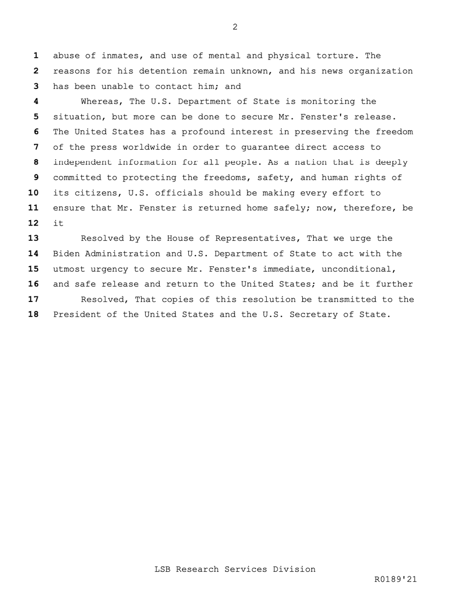 bryanFenster's tweet photo. Day 4. We have no official update. But a big thank you to Rep. Weiss and the MI House of Reps for passing res. 118, urging @Potus @SecBlinken and the @StateDept to secure Danny’s immediate release. Please RT, and now let's get the attention of #Congress!  
#BringDannyHome https://t.co/2pouzKbIeR