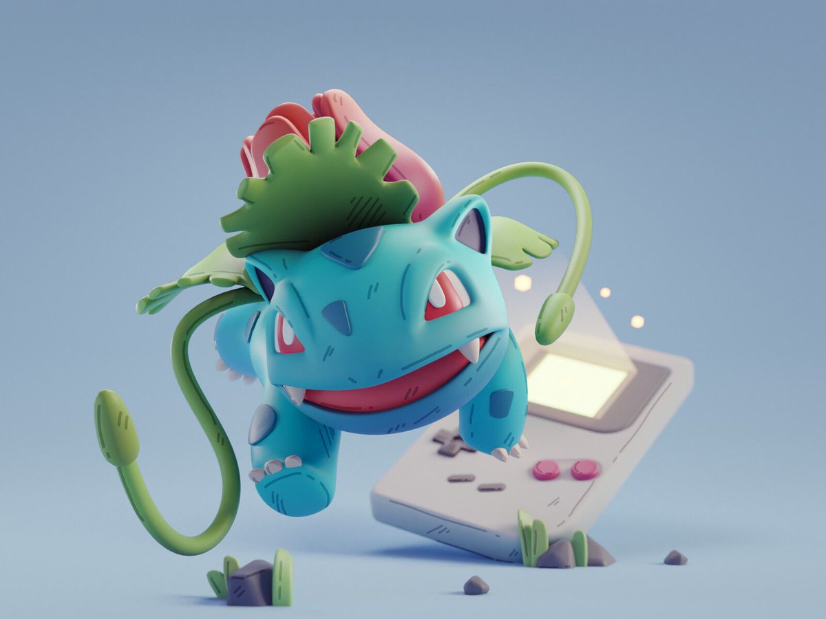 BlenderArtists's tweet photo. 'Ivysaur - Pokemon fanart' by Nhut Nguyen https://t.co/dtqIfIFmfV #b3d #blender3d #blenderart #blenderrender #blendercommunity https://t.co/6MRgqNgN8c