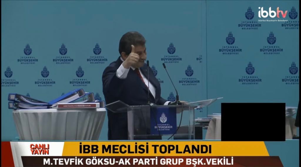 Grup Başkanvekilimiz <a href="/mt_goksu/">Mehmet Tevfik Göksu</a>’nun kürsüde 2 kez konuşması kesildi. Yetmedi elektrikleri de kestiniz. Gerçeklere neden tahammül edemiyorsunuz; muhalefetinizin söz hakkını neden gasp ediyorsunuz?

İstanbul’u da İBB Meclisi’ni de karanlığa hapsetmenize FIRSAT VERMEYECEĞİZ!