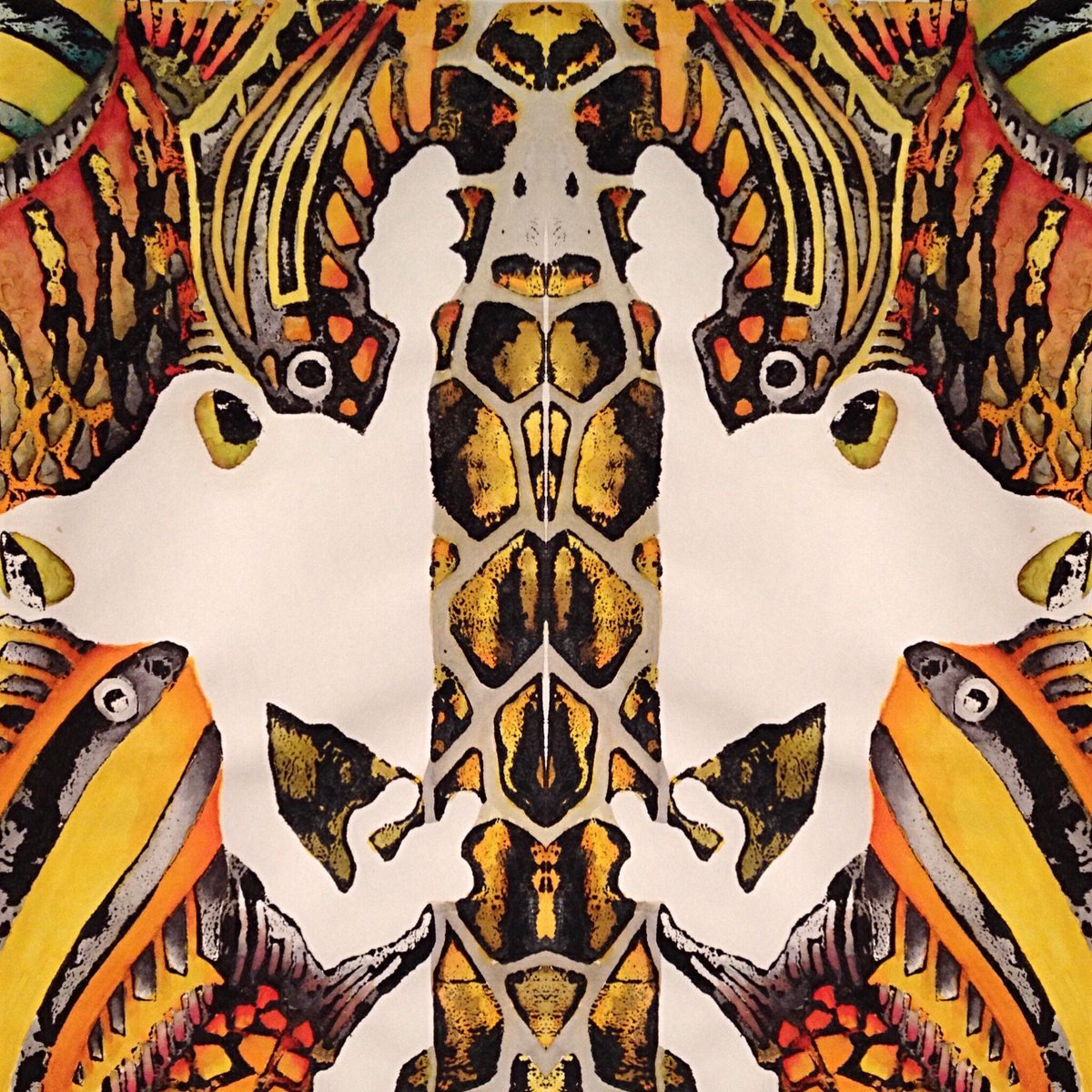 Frances_Louw's tweet photo. 𓆏 Shadow Hunters 𓆏
Graphic studio print | Aquarelle 
180 g/m² paper |40x30 | 2001 
#art #design #ArtistOnTwitter #commissionsopen @RHarbour_Art @EyauukArt @TrendyResin https://t.co/QiACOt9qYb