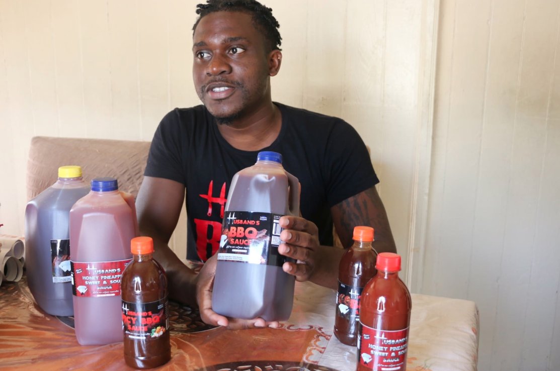 BarbadosToday's tweet photo. Businessman whetting appetites with super sauce - https://t.co/FqkLqEQyeW https://t.co/Zwe05D3yzi