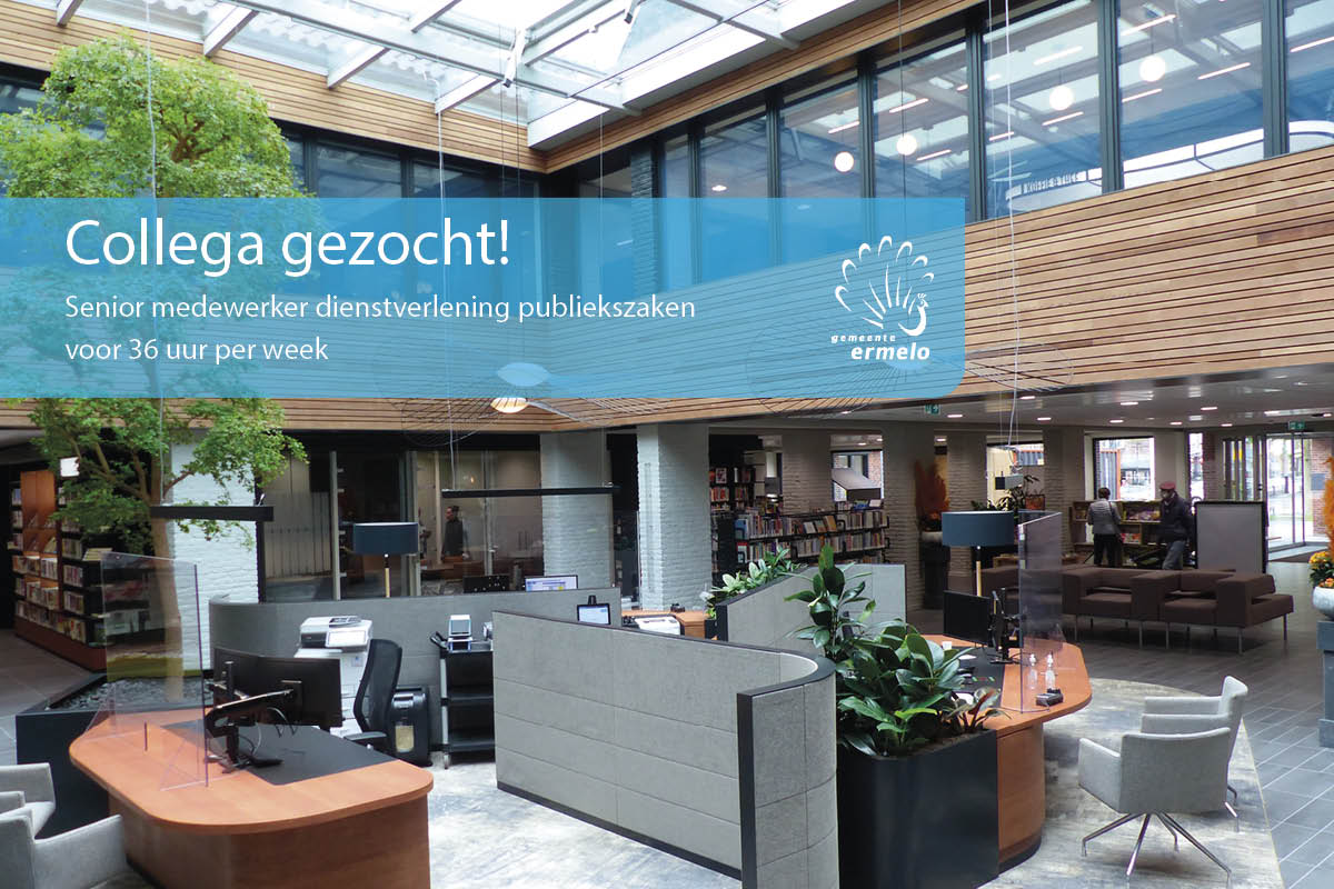 We zoeken voor een periode van 2 jaar een professionele en ervaren medewerker publiekszaken. Iets voor jou?
Kijk voor deze en onze andere #vacatures op ermelo.nl/vacatures