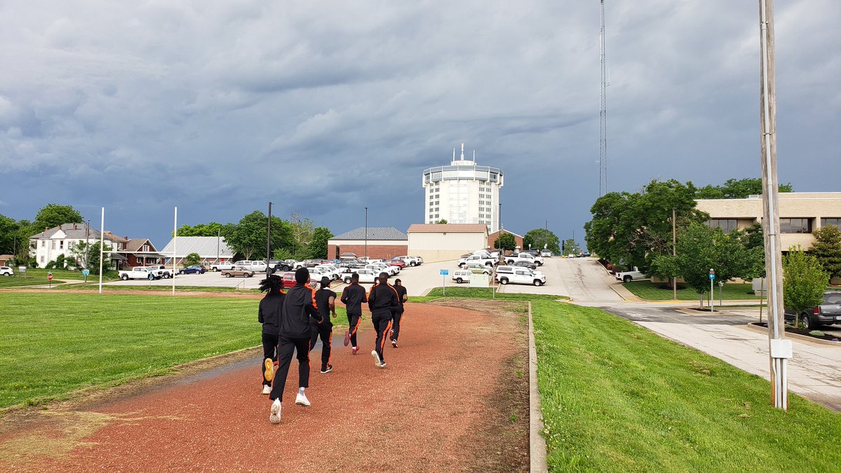 The <a href="/RitenourSchools/">Ritenour Schools</a> Husky track team is ready to roll today at the Class 5A State Championship today! 4 x 100m, 400m, 4 x 400m, LJ and TJ.