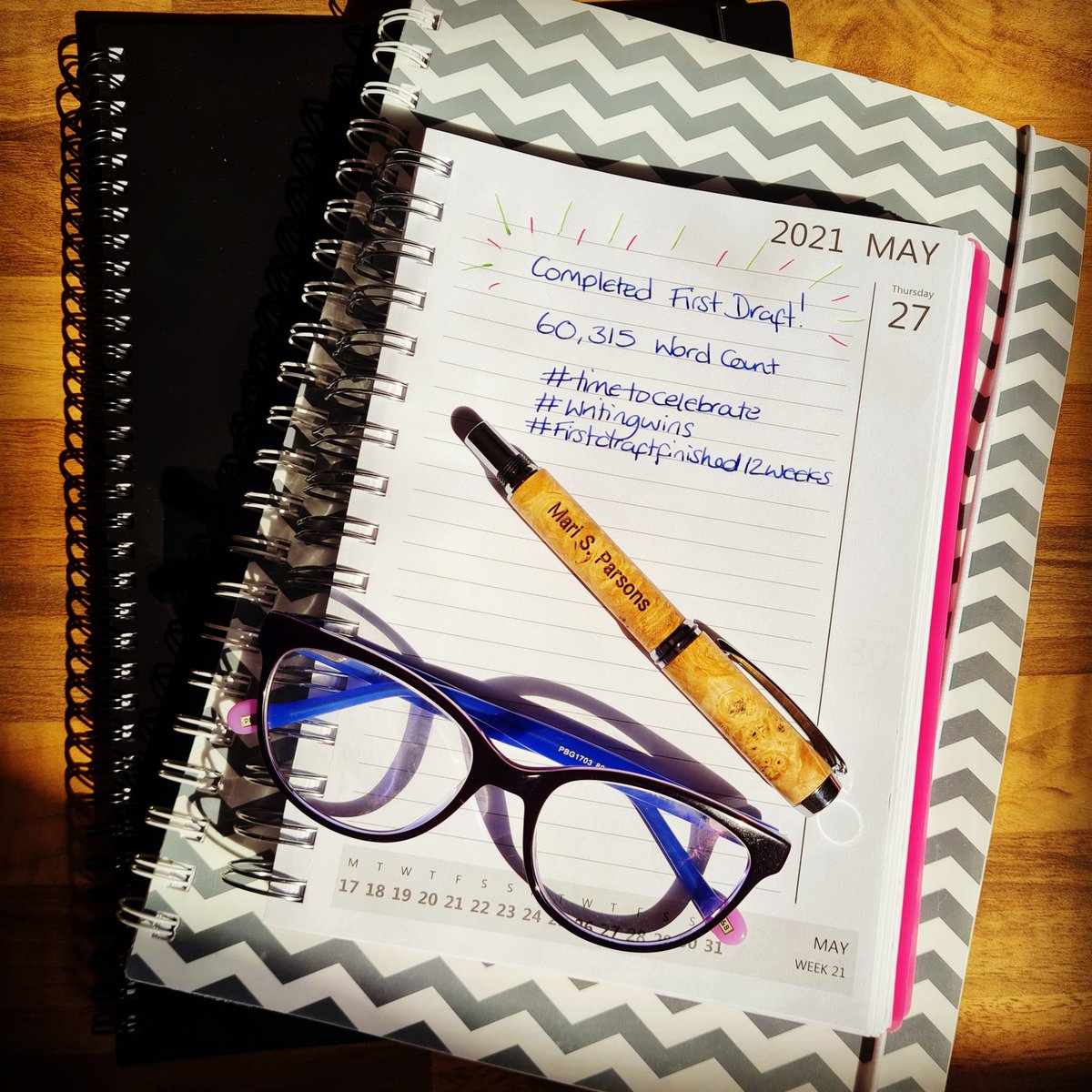 MariSParsons2's tweet photo. I finished my first draft of my first book! 📚✒I feel amazing 😃 thank you to everyone who encouraged &amp; supported me through this first step. Now on to #revision and a good bit of #research 🧛🧛‍♀️🧛‍♂️✒📚 #writing #firstbook #fiction #amwriting #writersoftwitter #writersofinstagram https://t.co/T47AwbT8L3