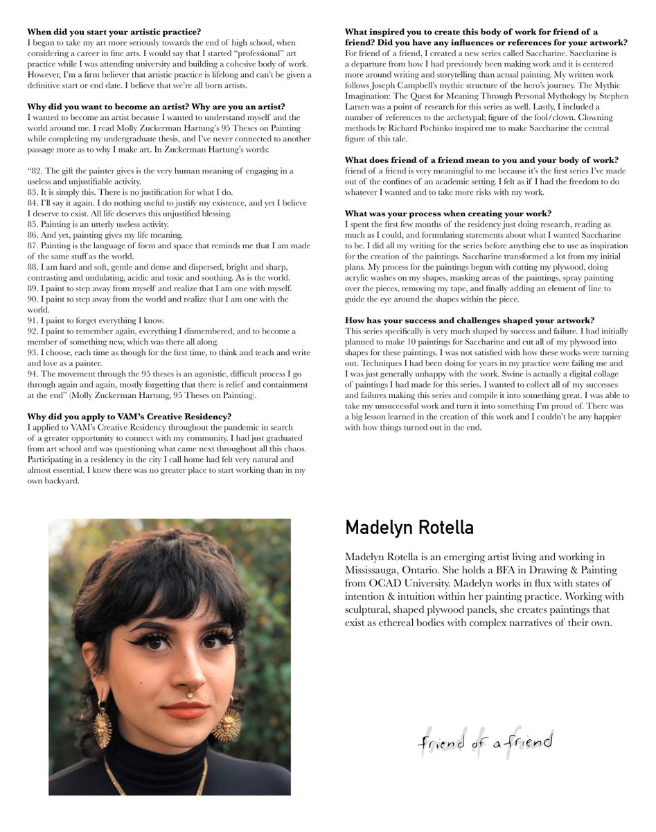VAM's Creative Residency tweet media