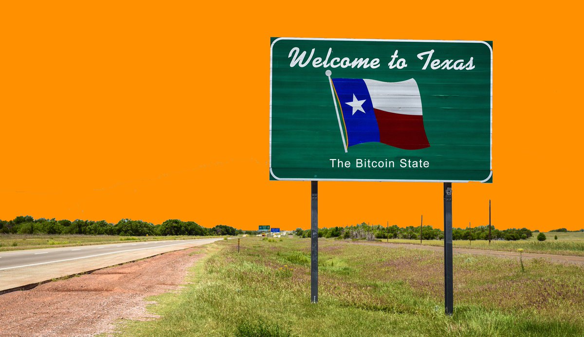 Texas, the second largest state in the United States, is quickly becoming more #Bitcoin friendly.

- Favorable legislation for HODLERS
- Governor calls it "Mecca For Bitcoin Miners"
- Mining firms investing heavily

As some ban #Bitcoin, places like Texas embrace freedom.