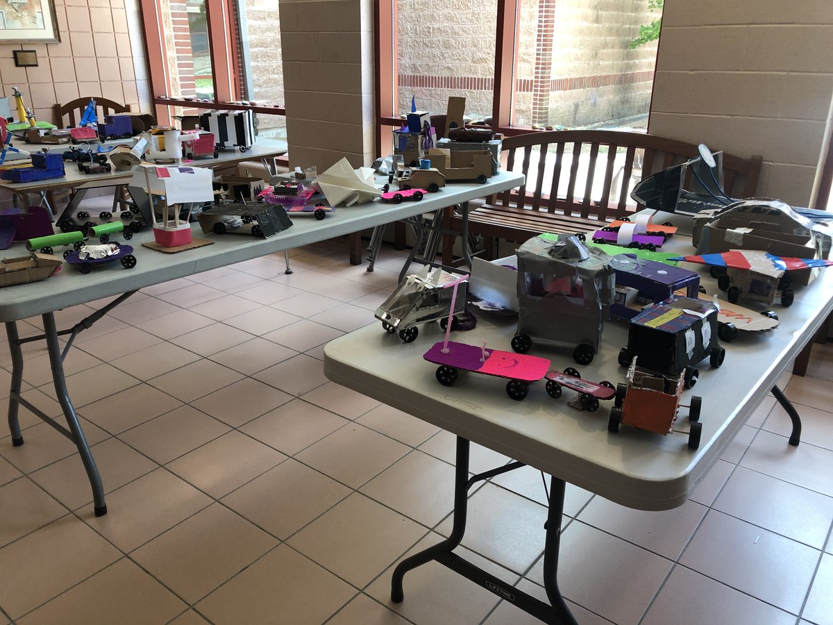 TrottierMiddle's tweet photo. 7th grade Tech Ed Transportation Vehicle Projects utilizing the six subsystems of transportation: structural, propulsion, suspension, control, guidance, and support. https://t.co/2kckAkic4S