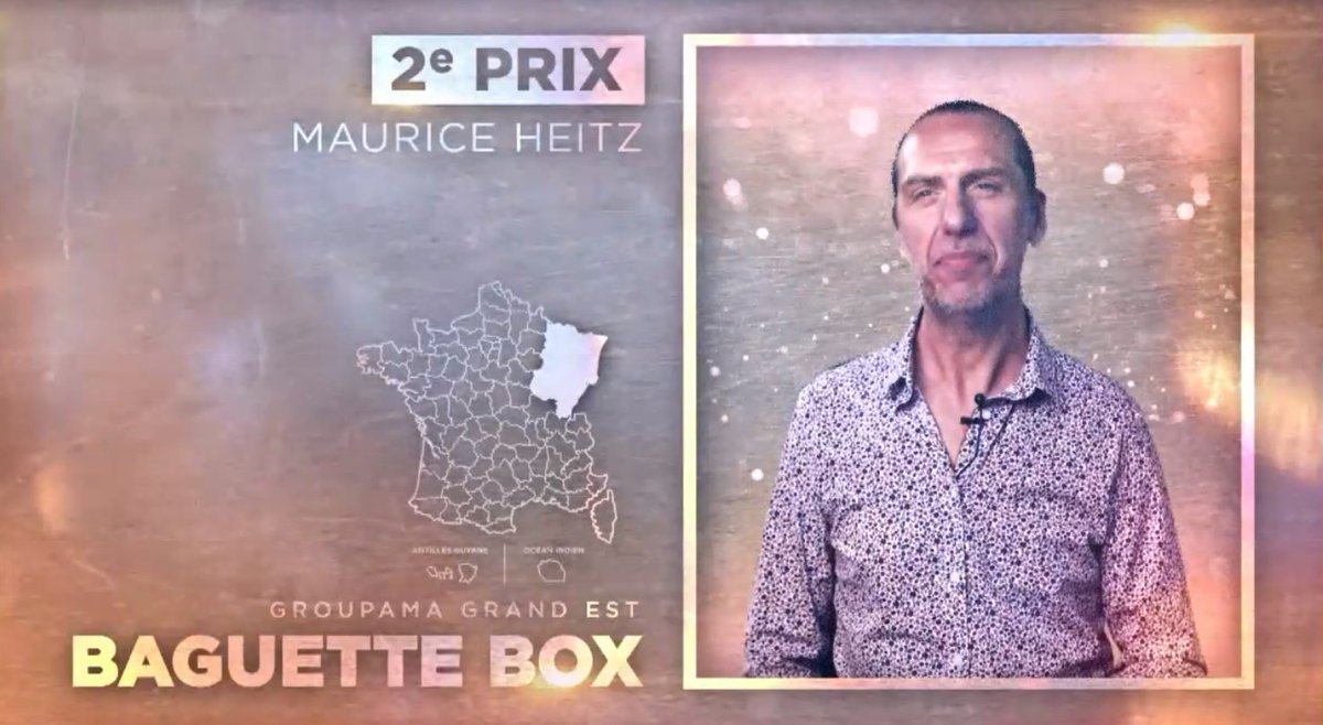 LaVieGroupama's tweet photo. 🏆 Bravo à BaguetteBox qui remporte le 2ème prix du Trophée PRO National de @Groupama ! 👏 @GroupamaGE https://t.co/1aSGfq4WEW #TropheePRO2 #LaVieMutualiste https://t.co/ybDnH219lJ