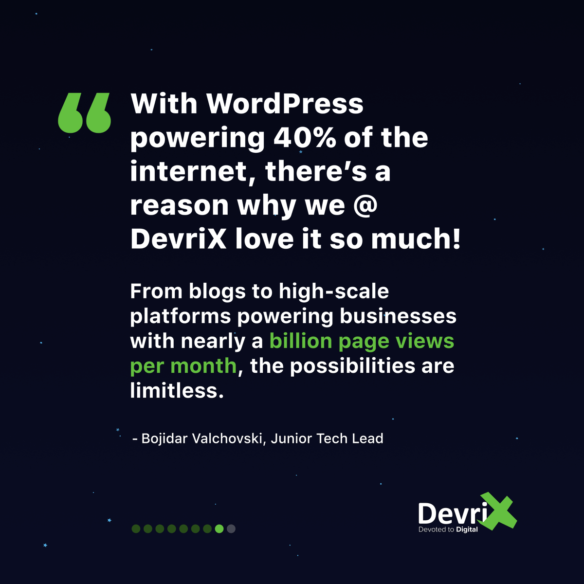 wpdevrix's tweet image. Or we need to add, that it empowers people doing what they actually desire? 

Sure it does, here at #teamDevriX