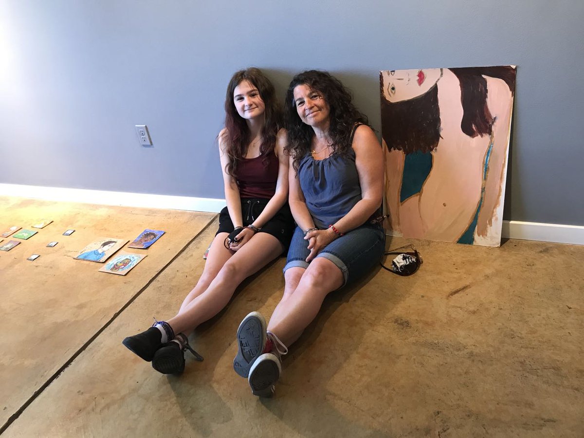 Rhythmix1's tweet image. Mother-daughter artists, Danielle Gilbert and Molly Boyle, will be hosting gallery hours this Saturday for Mother Tree at Rhythmix. 

Drop by Saturday, May 29th from 2-5pm and see all the art in this fabulous show.

Sneak peek: rhythmix.org/mother-tree