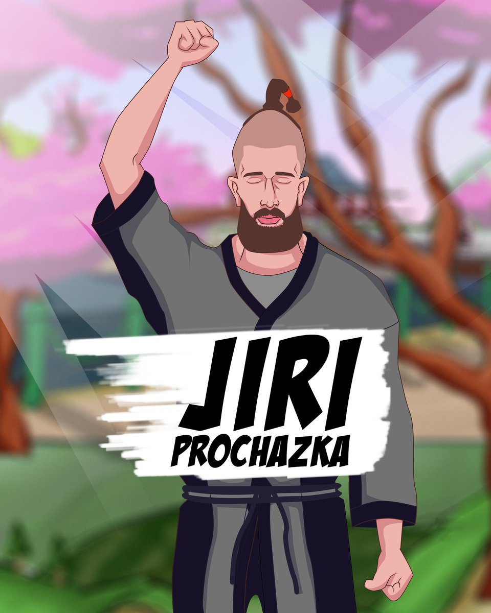 mmbstudios's tweet photo. The Samurai @jirkaprochazka, one of the most creative fighters in ufc, he reminds me of the cartoon samurai jack.
#jiriprochazka #fanart #bjpstore #ufc #samurai #spinningelbow #ko #mmbstudios https://t.co/dwyO5agXSN