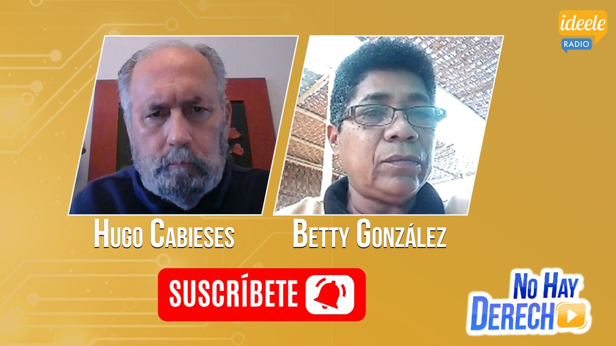 ideeleradio's tweet photo. 🔴 [VIDEO] #NoHayDerecho con #GlatzerTuesta [27-05-2021]

 📹 Entrevista a #HugoCabieses, economista y miembro del #CIDDH; #BettyGonzález, encargada del comedor “Denles de comer”.

#YouTube ➡ https://t.co/BVA4Li5H6i

#Facebook ➡ https://t.co/vnF209ElFr https://t.co/t9TWyKZpqW