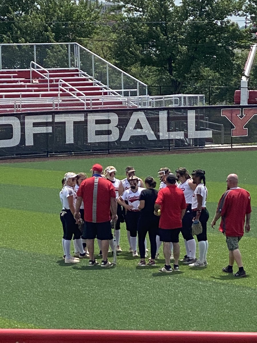 Greetings from YSU!  Cardinals preparing for Regional battle with Ursuline! <a href="/bhs_softball17/">Brookside Softball</a>