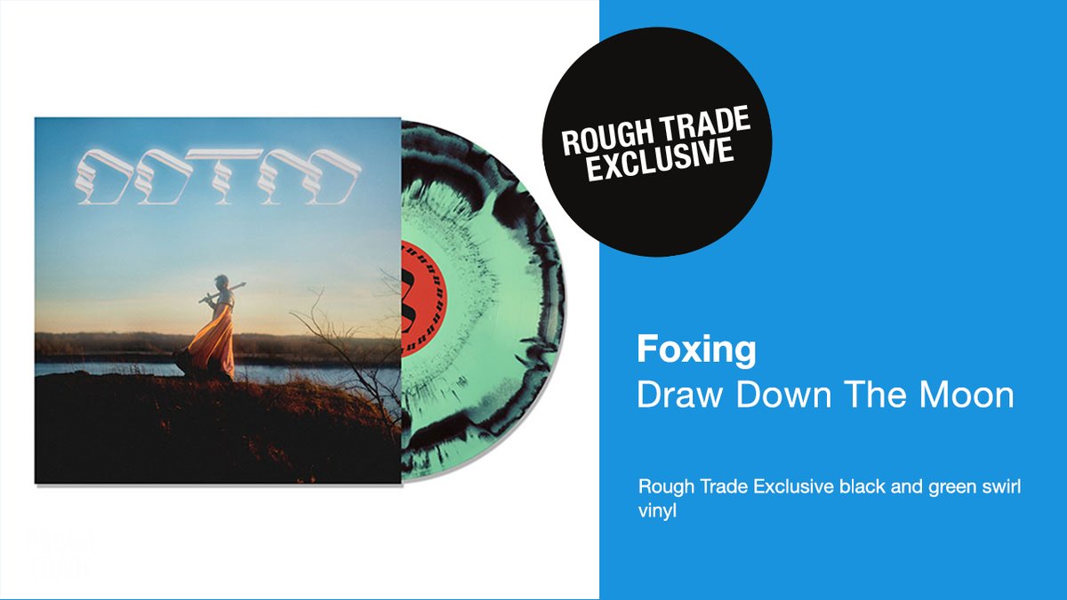 PRE-ORDER UP!

<a href="/Foxing/">Foxing</a> - 'Draw Down the Moon'

Down to a trio, but expanding their scope. 'Draw Down the Moon' is a fearless album from a band that refuses to be content with comfort.

On Rough Trade Exclusive black &amp; green swirl vinyl.

<a href="/hopelessrecords/">Hopeless Records</a>

roughtrade.com/us/foxing/draw…
