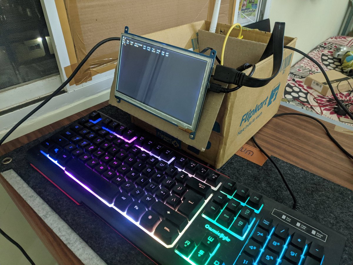 aesthetixell's tweet photo. #tbt
Made a mini server running arch Linux.
It served us (me and my hostel mates)
- a local Netflix
- CCTV for my Food rack
- AirDrop client connect to wired speakers
#linux
#archlinux
#RaspberryPi
#AUTOMATION
#Engineering
#linuxfanboy
#servers https://t.co/Lxut7SPSrb