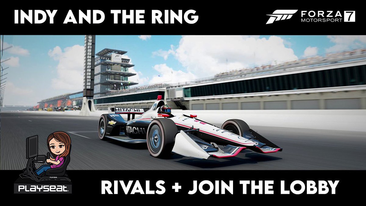 verenamei's tweet photo. π¨Going LIVE today at 12:15pm PDT / 9:15pm CET so we can watch Forza Monthly π. Iβll be taking on @josefnewgarden in Rivals in #ForzaMotorsport7 to see if I can beat him (and you π), then join us in a private lobby & the Random Ring Race π! ππΌ https://t.co/JwTEa4w6bX https://t.co/m7xKECeGhu