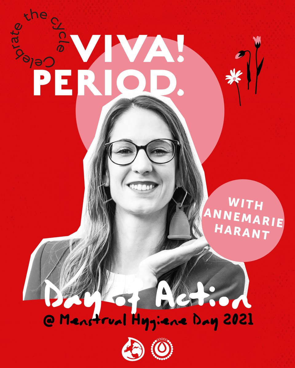 Menstrual Hygiene Day 2021 ❤
<a href="/AnnemarieHarant/">Annemarie Harant</a> morgen um 19.30 im Livestream bei <a href="/VivaconAgua/">Viva con Agua</a>