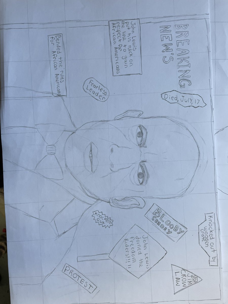 Art with Ms. McNeil! 

These kiddos have been researching for weeks on world leaders for their EOY project.

Today, we learned the grid drawing technique as we drew portraits of our leader.

“Ms. McNeil—is your dad an art teacher or something?!” 

Why yes he is👏👏 <a href="/mcneilsclan/">Big Mama</a>