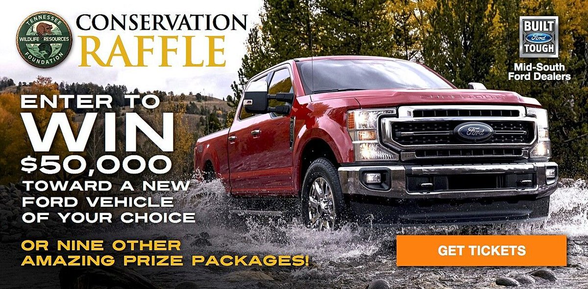 The 2021 TWRF Conservation Raffle is bigger and better than ever! Get your tickets at bit.ly/3c09LtP