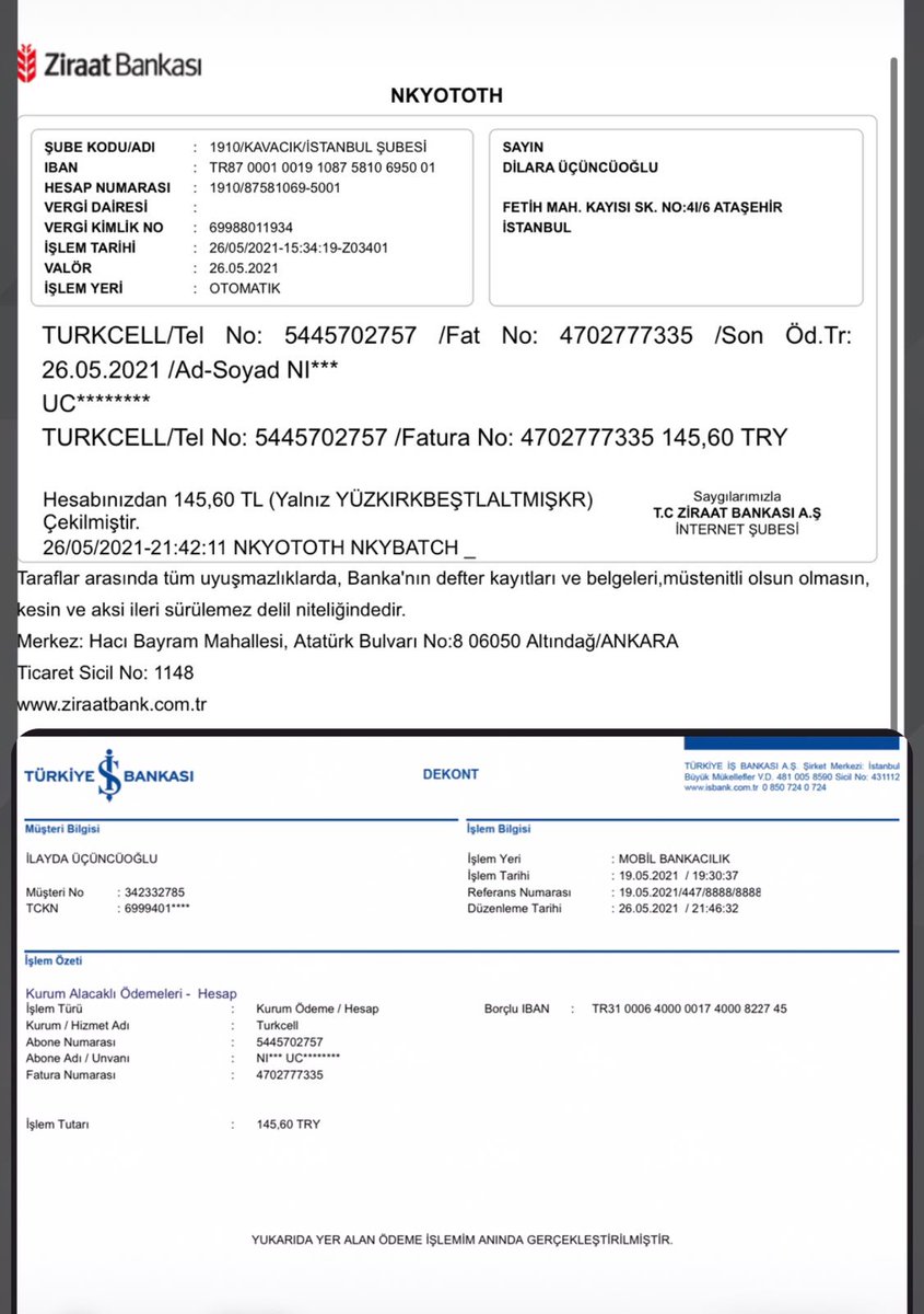 Bir faturaya iki defa ödeme alan bir #turkcell var karşınızda ve arayıp müşteri hizmetlerini bağlanıp izah edemediğimiz  bir neden iki defa fatura ödemesi alırsınız koskoca #turkcell