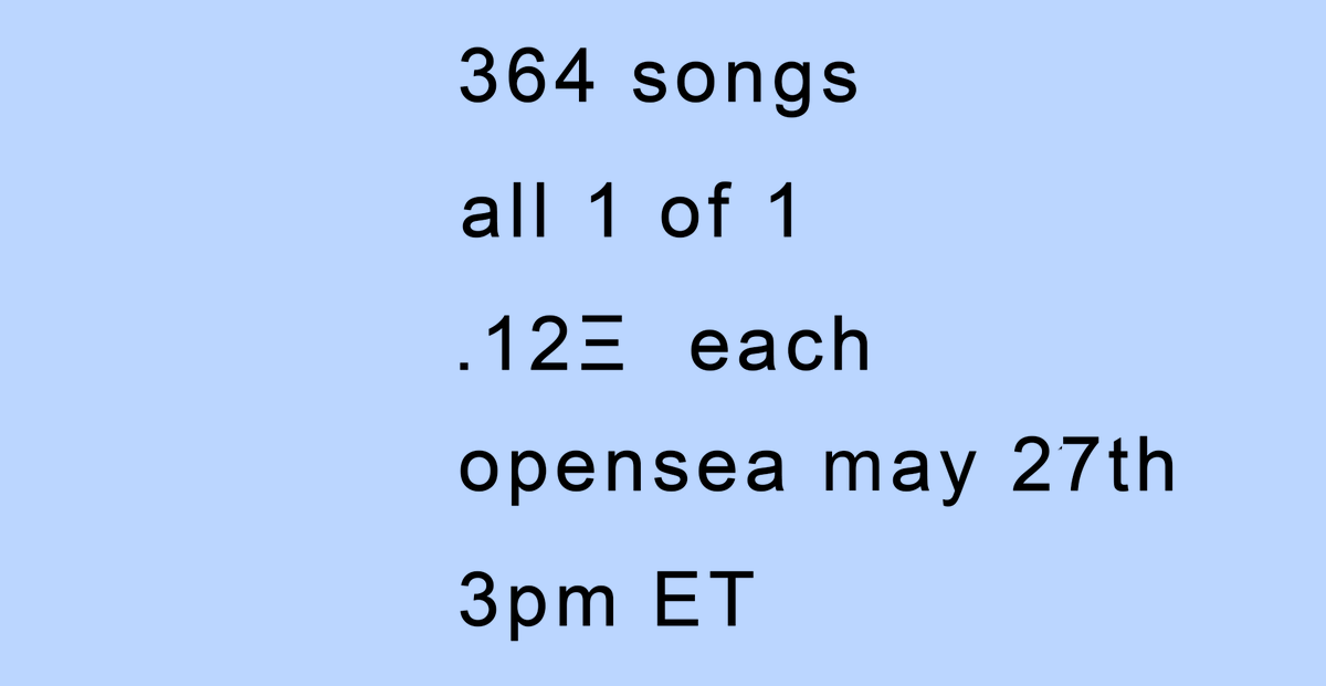 songadaymann's tweet photo. I realized a loooong time ago that I will never win a grammy.

But I do hold a Guinness World Record, "Most Consecutive Days Writing A Song"

Today you can own a canonical piece of that world record.

https://t.co/yvQEKMWklF https://t.co/HIOBf826Nh