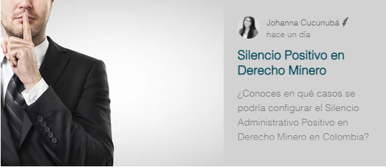 GVBrand_EL's tweet photo. Tenemos el gusto de invitarlos a leer nuestro nuevo artículo sobre el silencio administrativo positivo en #derechominero y algunas críticas frente a la postura del Consejo de Estado vs la postura de la @ANMColombia. https://t.co/V6GwA38yNg
#derecho #asesoríasjurídicas #minería https://t.co/RPRWUteAY1
