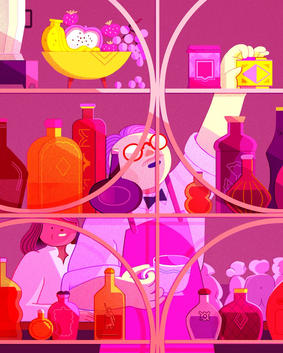 More great news! The very talented <a href="/wentingthings/">Wenting Li</a> has won a gold in the #NMAB2B21 Best Illustration category. This illustration accompanied "The lawyer's guide to not drinking" which appeared in the Spring 2020 issue of <a href="/PrecedentMag/">Precedent Magazine</a>. Congratulations, Wenting!