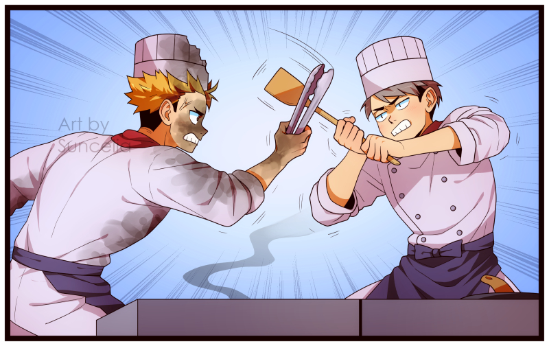 "Kitchen Accident"
The comic my Patrons voted for :) https://t.co/Pr2GVXzc70 