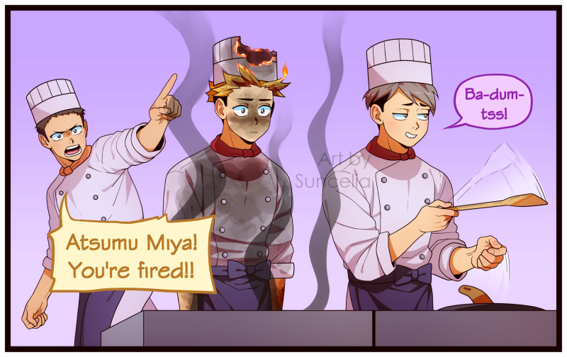 "Kitchen Accident"
The comic my Patrons voted for :) https://t.co/Pr2GVXzc70 