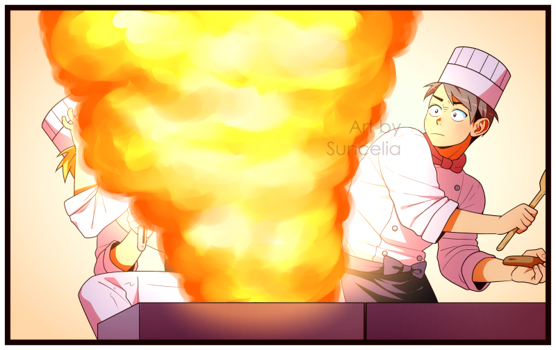 "Kitchen Accident"
The comic my Patrons voted for :) https://t.co/Pr2GVXzc70 