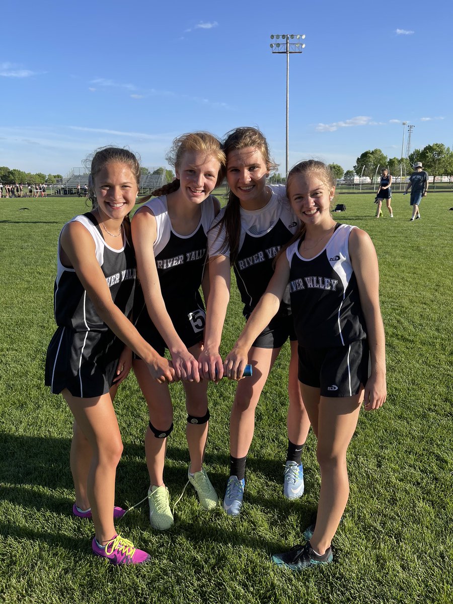 TigerActivities's tweet photo. River Valley Girls Track finished runner up to MVL In the conference on Tuesday!
Conference Champs from Springfield were: 4x8 team, 4x4, Lilly McCone in 800, and Katie Thram in the 300 hurdles! https://t.co/9ND98OcXem