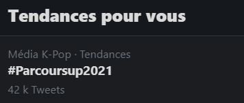 Sonicitron's tweet photo. Comment ça #Parcoursup2021 en tendance K-pop ????!!! 😭 https://t.co/EbcU7kZHHT