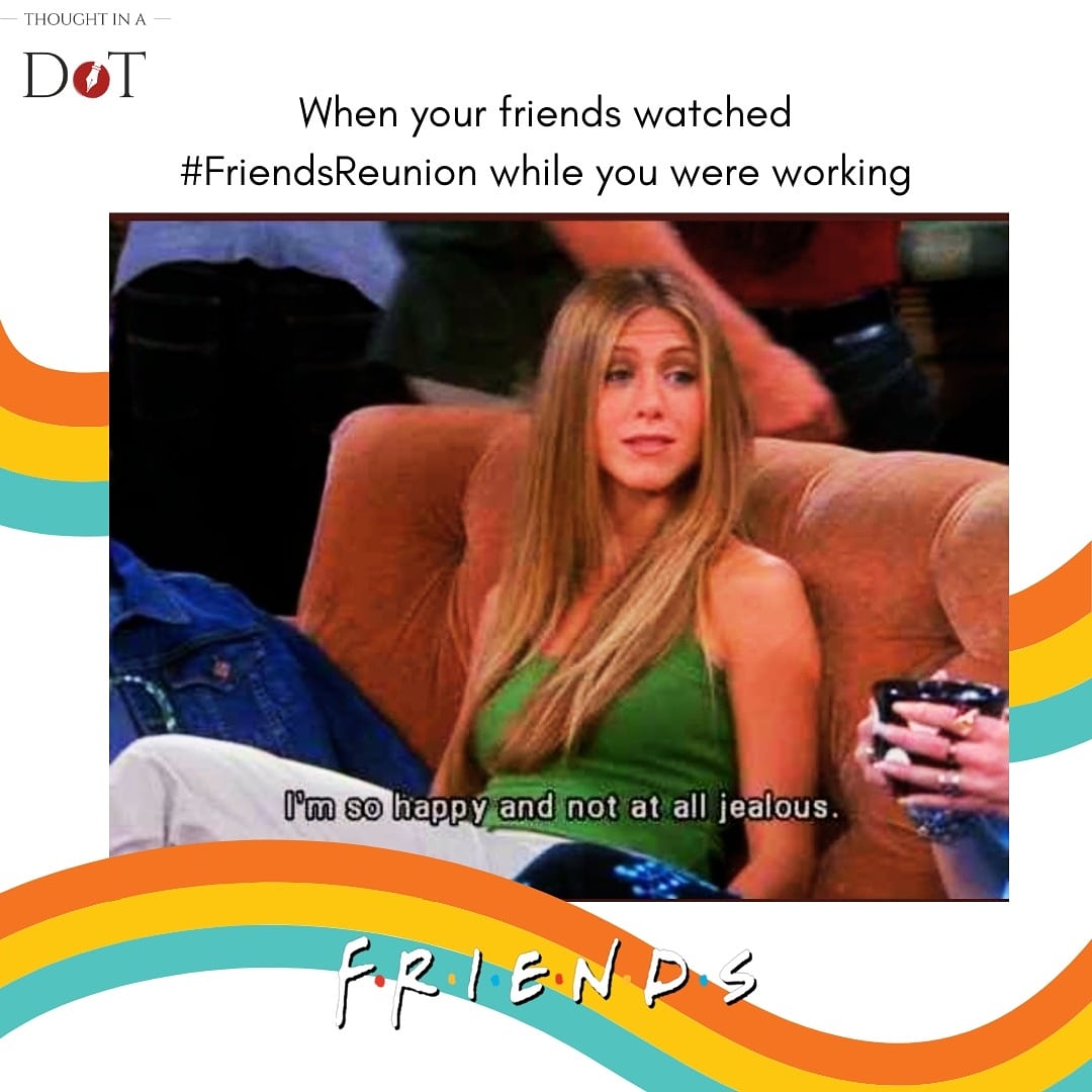 thoughtinadot's tweet photo. How you doin? #FriendsReunion https://t.co/fioMeboeYR