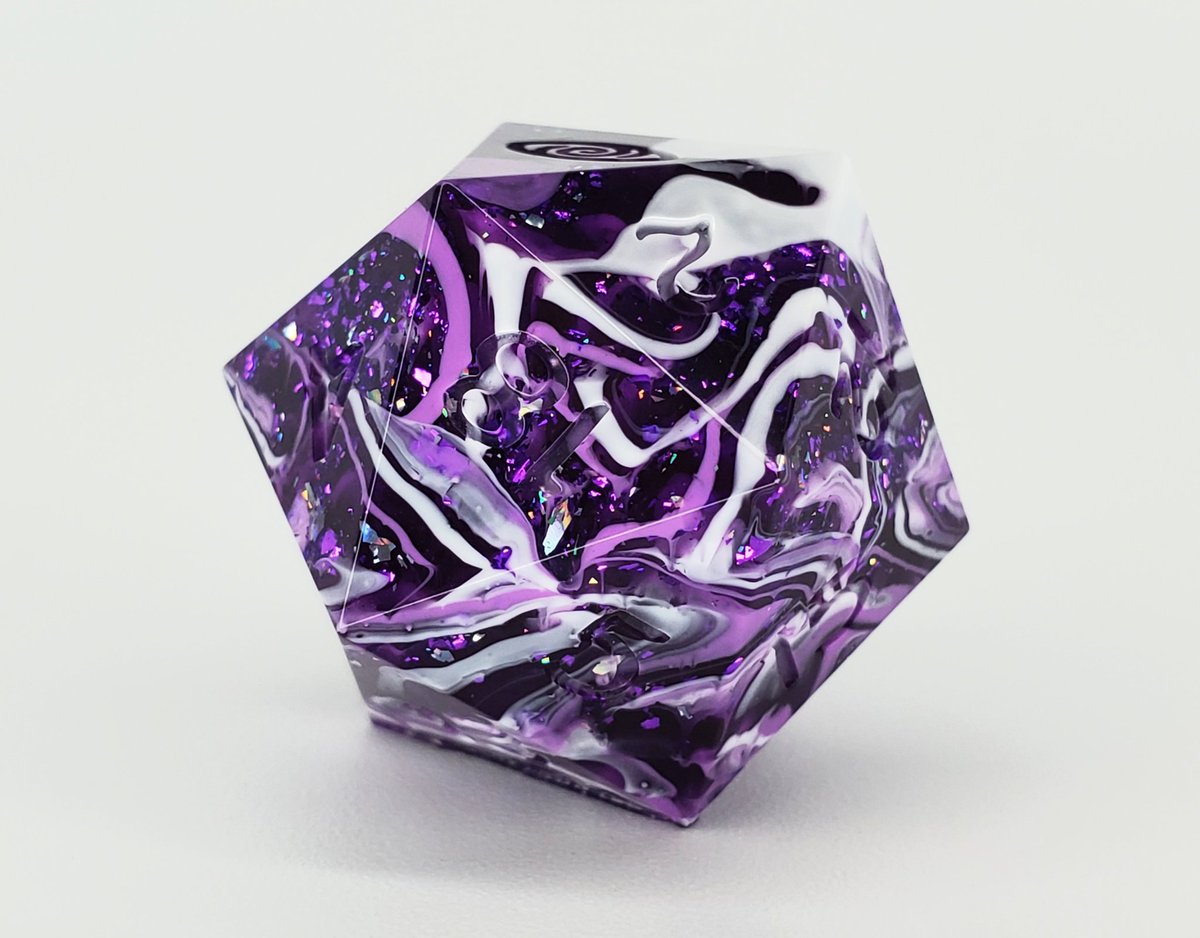 Dirty pours have never come out well for me in the past, so I gave up on them a long time ago.  Lately, I have been using the excess resin from my other sets to make dirty singles and I think I am starting to get the hang of it. 😮 
(WIP, uninked and unsanded)