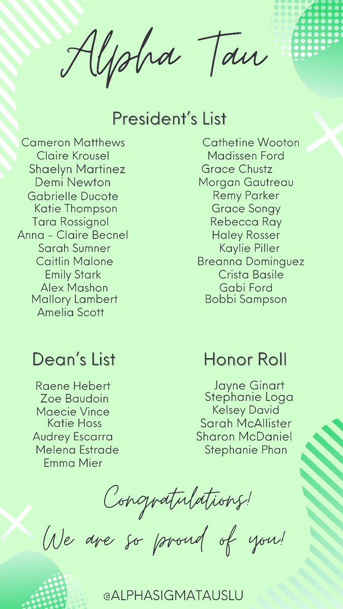Alpha Sigma Tau • Phi Chapter tweet media