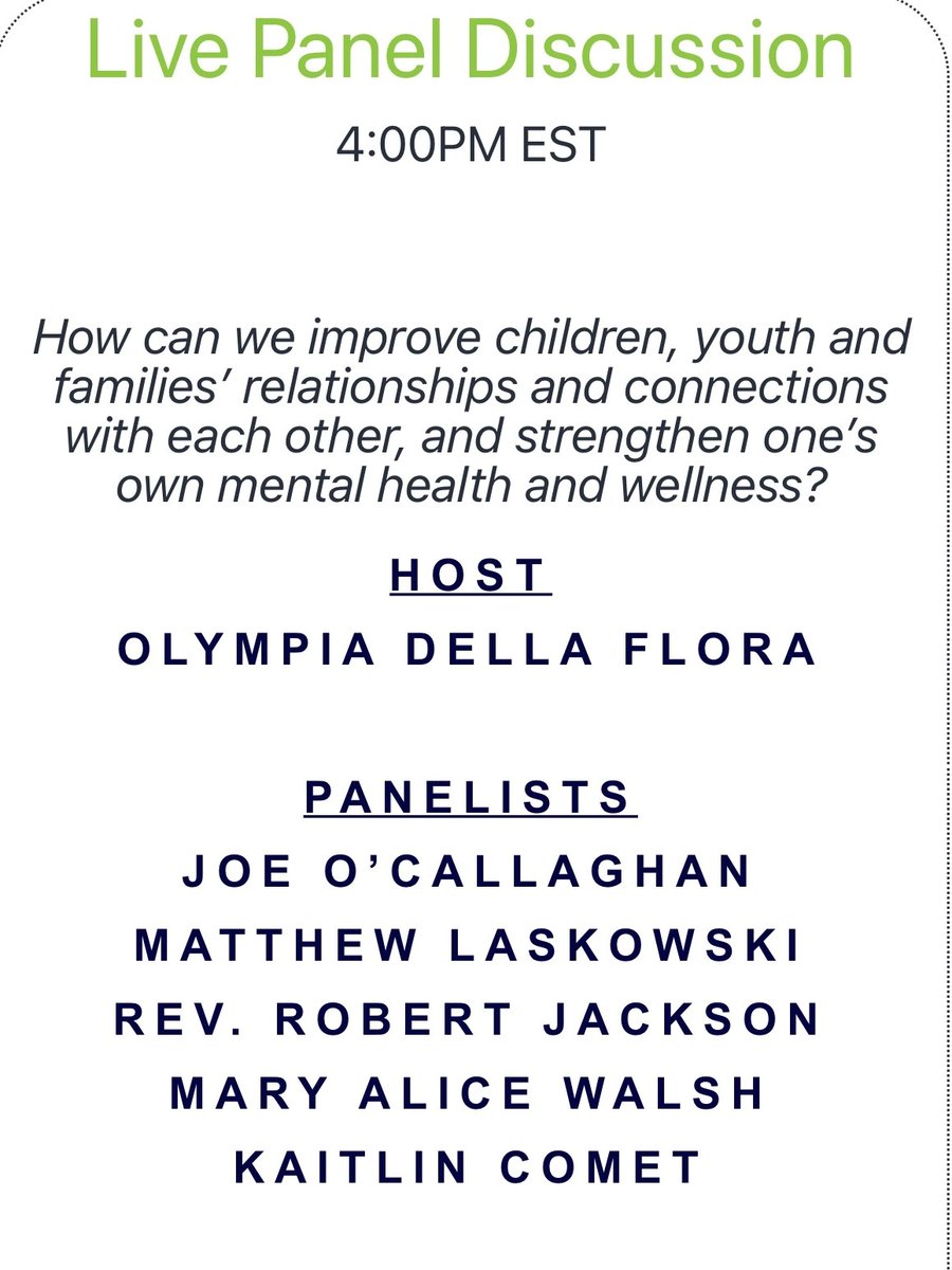 Stamford's Community Mental Health and Wellness Summit Happening Now! Join us at 4:00p.m. for our Live Panel! stamfordsummit.com