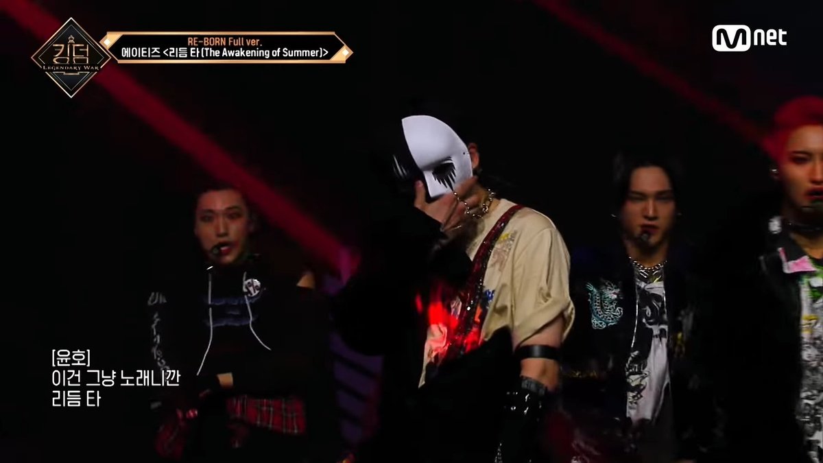 maybe that's why we saw yunho's ankle through mask's eye in the rhythm ta performance, maybe he was the chosen one for the mask
