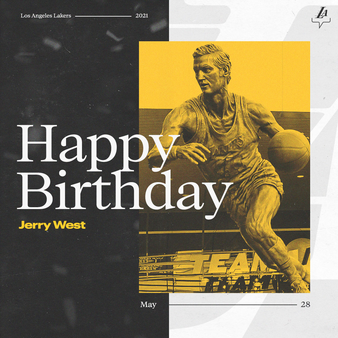 ***
Happy birthday to Mr. Clutch: Jerry West!  