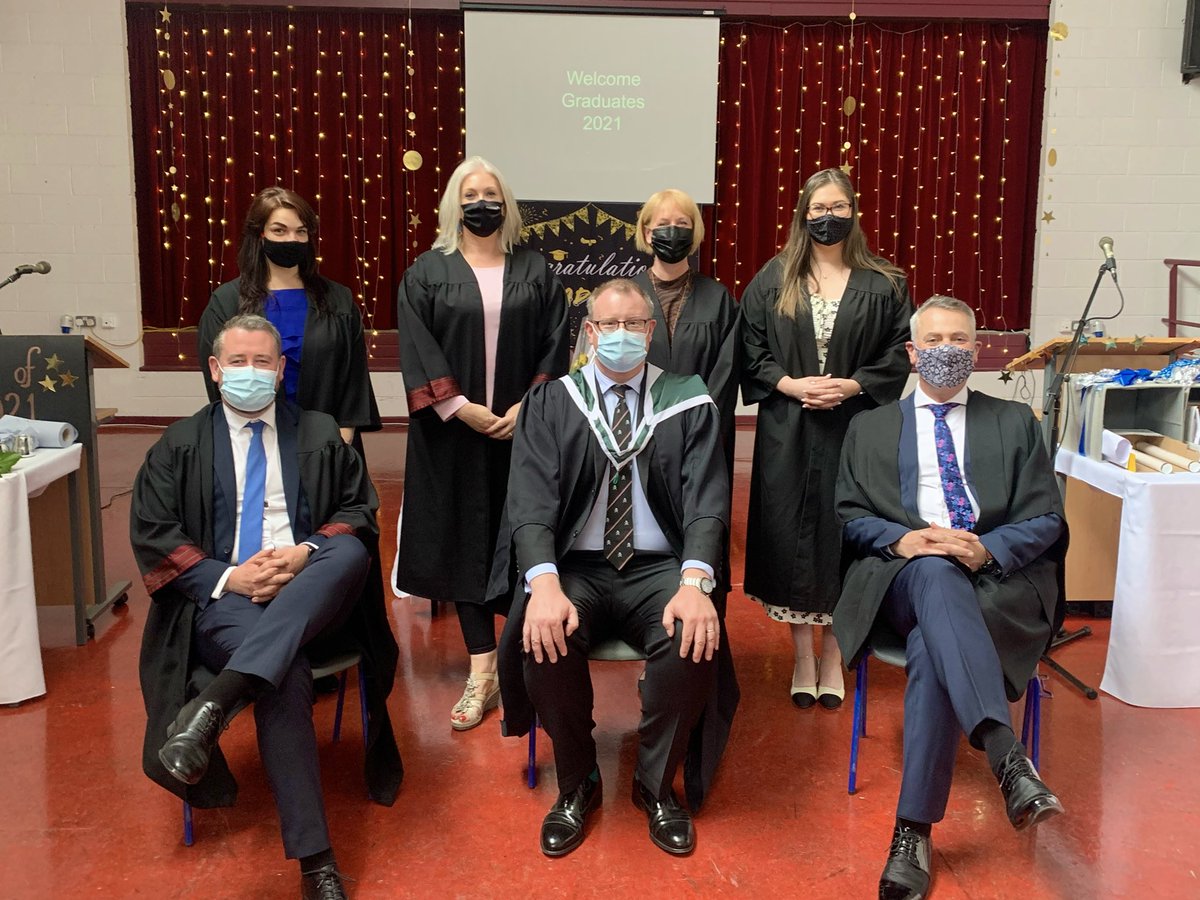 BlakestownCS's tweet photo. We celebrated a different, but magnificent Graduation Ceremony this evening. We wish the Class of ‘21 every success for the future; they will travel far. #Graduation2021 #edchatie @accsirl @NAPD_IE @TUDublin_BN @MU_MAP @AccessTCD @TA21PGCert @prog_BCS @global_bcs @History_BCS https://t.co/hQvQtvAD2z