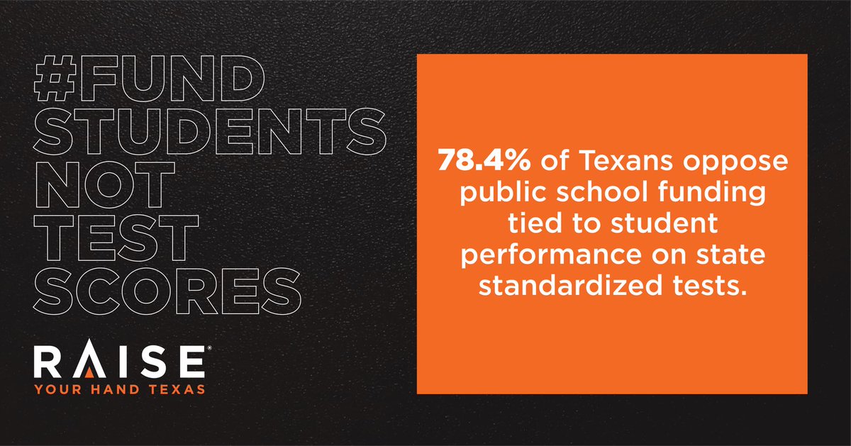RYHT_SouthTX's tweet photo. #SouthTexas, outcomes based funding is back. We need to #FundStudentsNotTestScores and not test-based funding policy that has no basis in research and will only up the stakes of the STAAR. #TxEd #TxLege
Click the link to oppose outcomes-based funding
👉https://t.co/TMwNhLd3tF https://t.co/otSrqENUbq