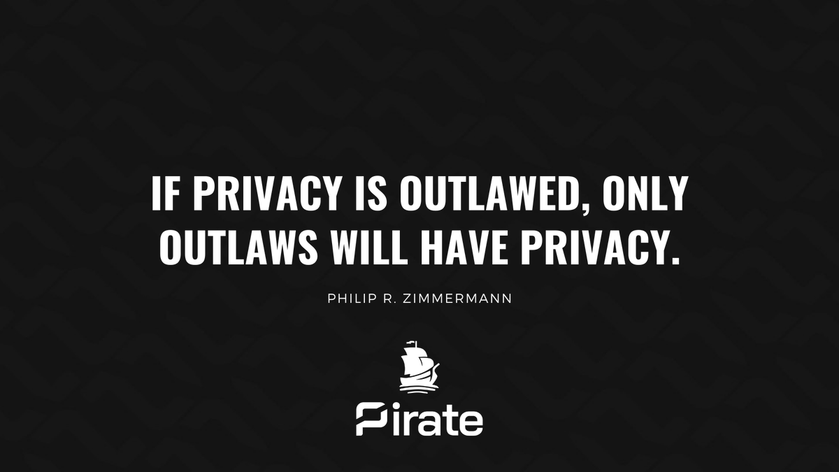 If privacy is outlawed, only outlaws will have #privacy.

Philip R. Zimmermann