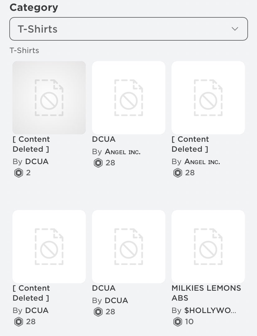 RobIoxReporter's tweet photo. 🚨 Boob Alert! Roblox keeps removing and monetizing the Milkies on #Roblox A lot of Fashion Groups keep releasing them , but they don’t survive long. #DCUA Fashion Group has been reposting every-time they’re removed . They real for that 👍🏻 thoughts? https://t.co/A2XilBycUQ
