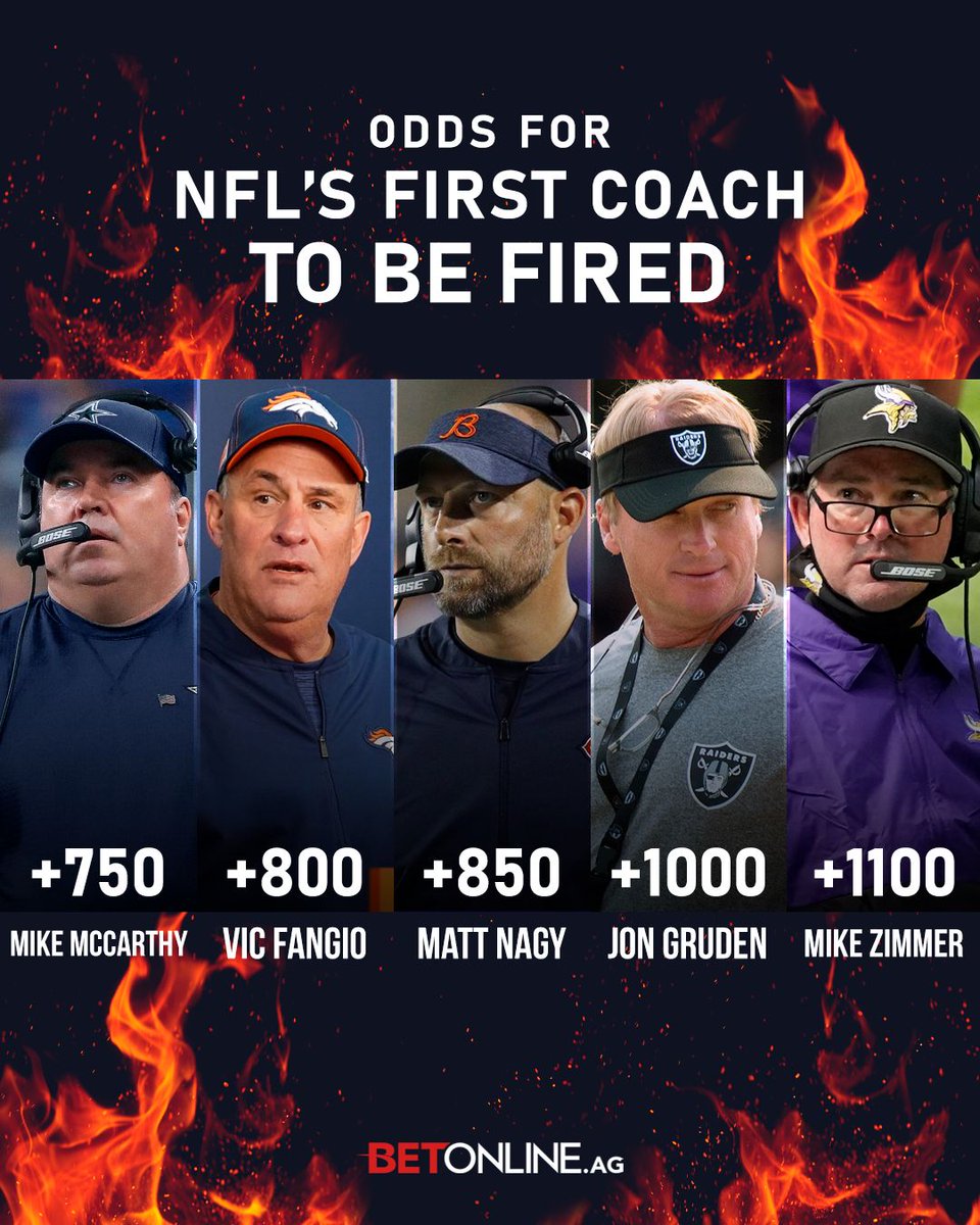 Introducir 111+ imagen first coach fired odds Abzlocal.mx